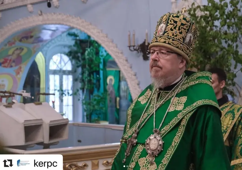 Божественная литургия в день памяти праведного Иоанна Русского